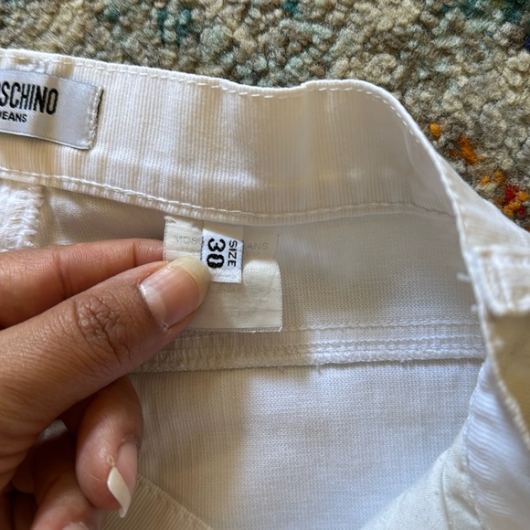 Moschino Jeans White Jeans Size 30 - Picture 7 of 12
